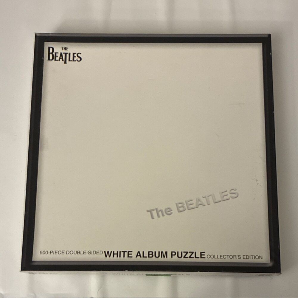 USAopoly The Beatles White Album 500pc Double-Sided Collector's Puzzle 19x19